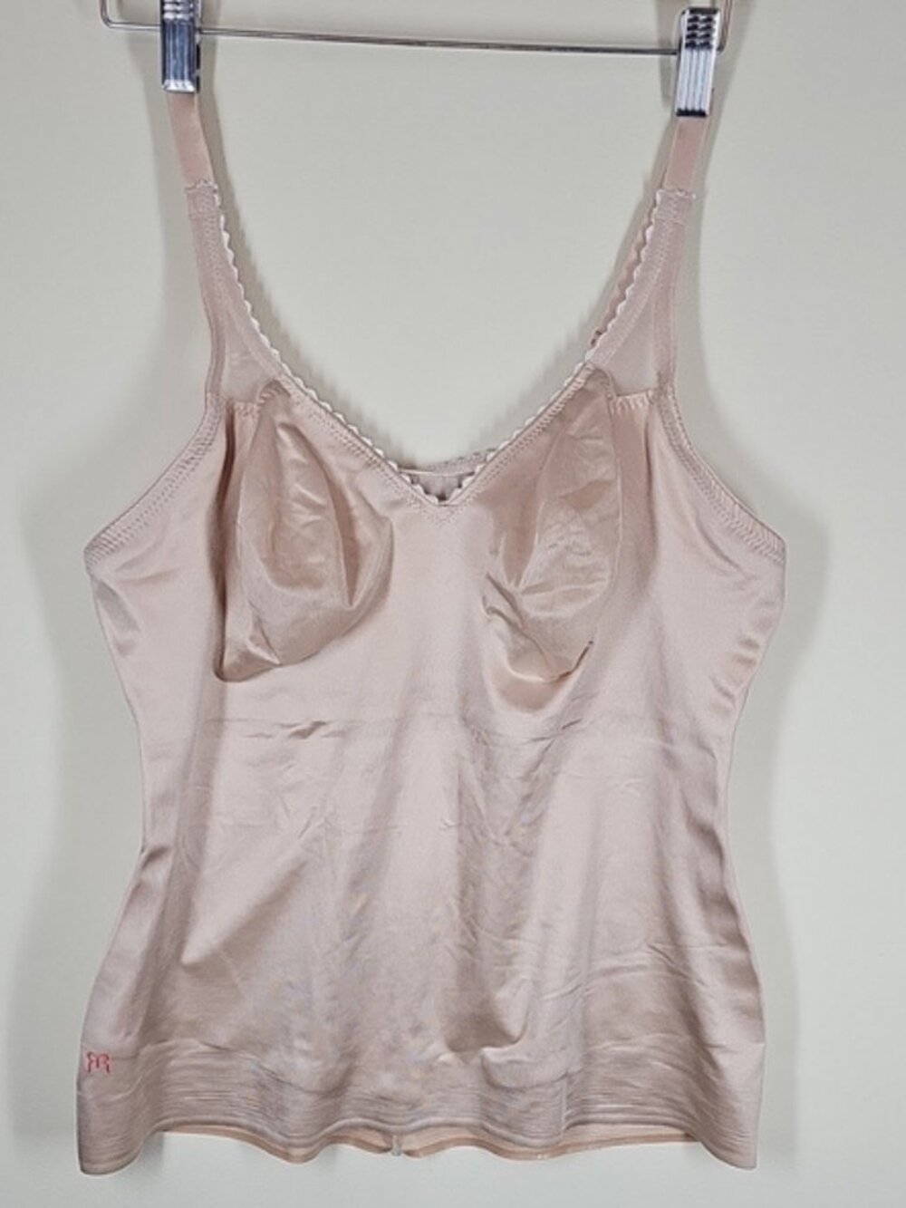 Ruby Ribbon Nude Shaping Camisole Size 40 Built-In Bra Shapewear
